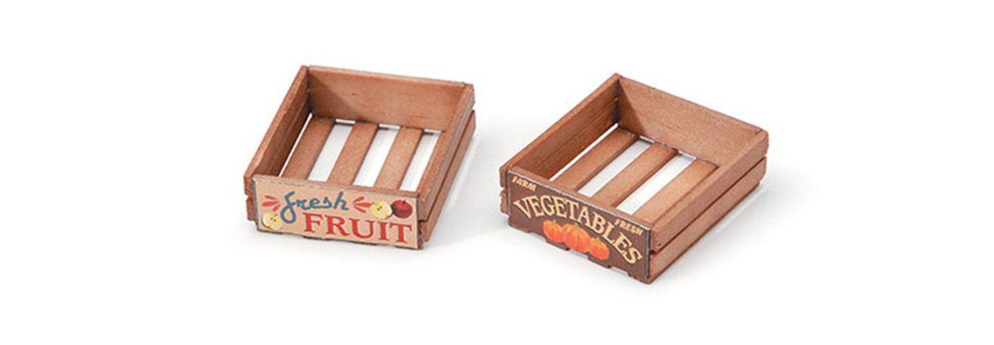 Too adorable are these mini fruit crates from Darice 2318-24