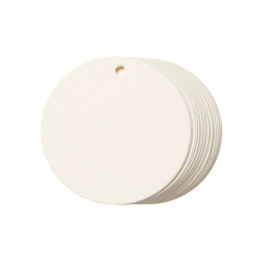 Core'dinations Tags - Circle - Ivory - Small - 2 inches - 20 pieces (dargx180022)