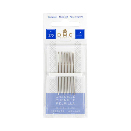 Long Eyed Needles | Chenille Hand Needles - Size 20 - 6 Pieces/Pkg. (nm176820)