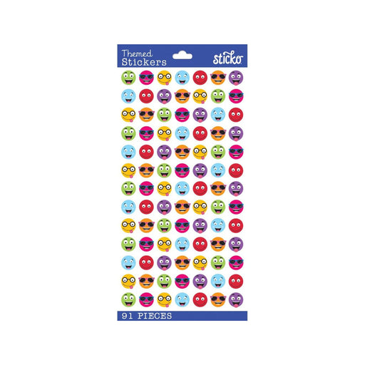 Smile Face Seals | Smiley Face Stickers | Smiley Face Labels - 91 Pieces/Pkg. (nm5238049)