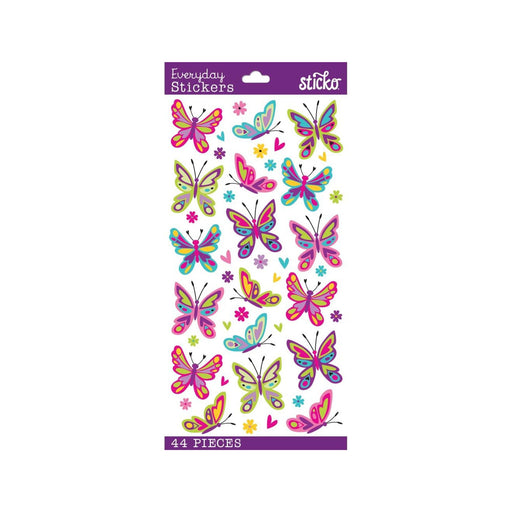 Cheap Butterfly Stickers | Butterfly Labels | Spicier Butterflies Stickers - 44 Pieces/Pkg. (nm5238327)