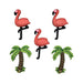 Pink Flamingo Buttons - 5 Pieces (nmbgtp4344)