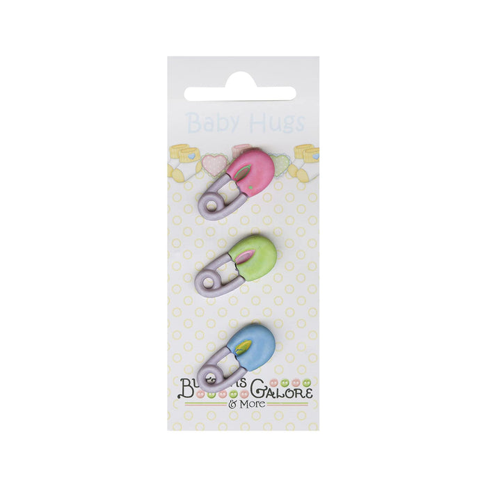 Diaper Pin Buttons - 3 Pieces (nmbh125)