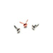3mm Round Brads | Round Paper Fasteners | Mini Metal Paper Fasteners - Round Metal Finishes - 3mm - 100 Pieces/Pkg. (nmci95553)