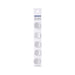 White Closures, White Fasteners, White Buttons - Shank Back - 5/8in. - Round - 5 Pieces/Pkg. (nmsl132)
