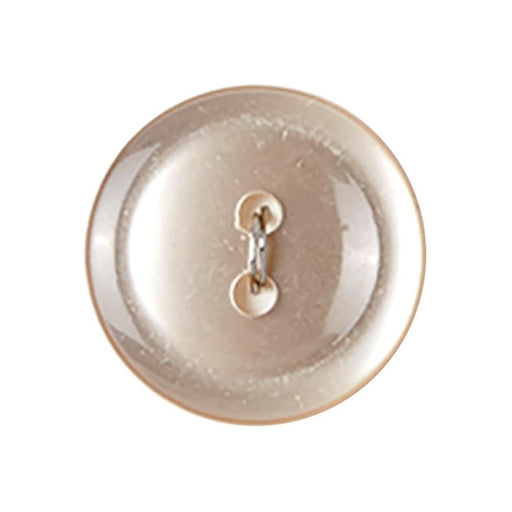 Round Beige Buttons, Neutral Fastener, Pearl Beige Buttons - 3/4in. - 5 Pieces/Pkg. (nmsl169)