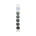 2 Hole Gray Buttons, Grey Buttons - 2 Hole, 3/4in. - 5 Pieces/Pkg. (nmsl653a)
