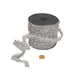 Silver Tinsel Ribbon | Silver Tinsel Rope | Silver Metallic Chenille Wired Cord - 1/2in. x 10 Yds (pm4852140)