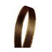 Brown Gold Ribbon | Brown Gold Embellishment | Brown Gold Edge Satin Ribbon - 3/8in. x 50 Yards (pm57520346)