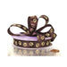 Brown Paw Print Ribbon | Paws Satin Ribbon | Brown and Beige Paw Print Satin Ribbon - 5/8in. x 25 Yds (pm5822655)