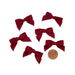 Premade Wine Bows, Wine Satin Bows - Pre-Tied - 1 3/8in. - 50 Pieces/Pkg. (pm601331)