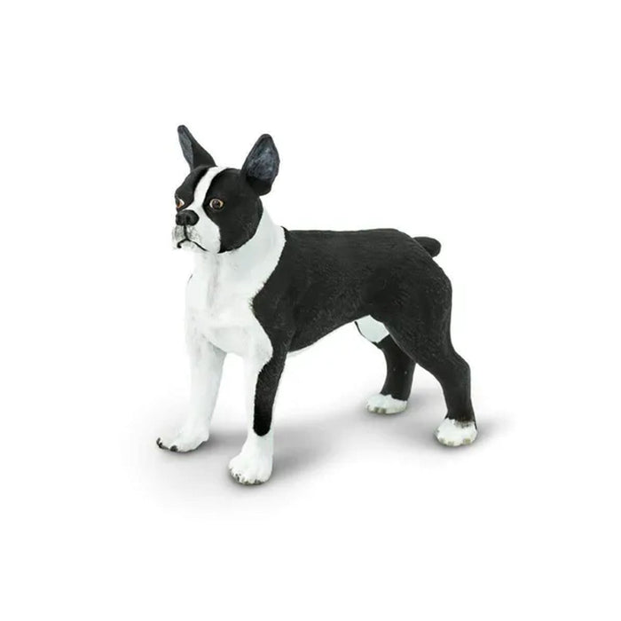 Boston Terrier Figurine | Boston Terrier Replica | Miniature Boston Terrier - 2in. x 2in. - 1 Piece (sl255029)